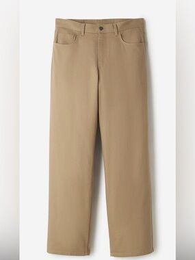 NWT Roots Men's Relaxed 5 Pocket Chino Pants - Khaki Tan